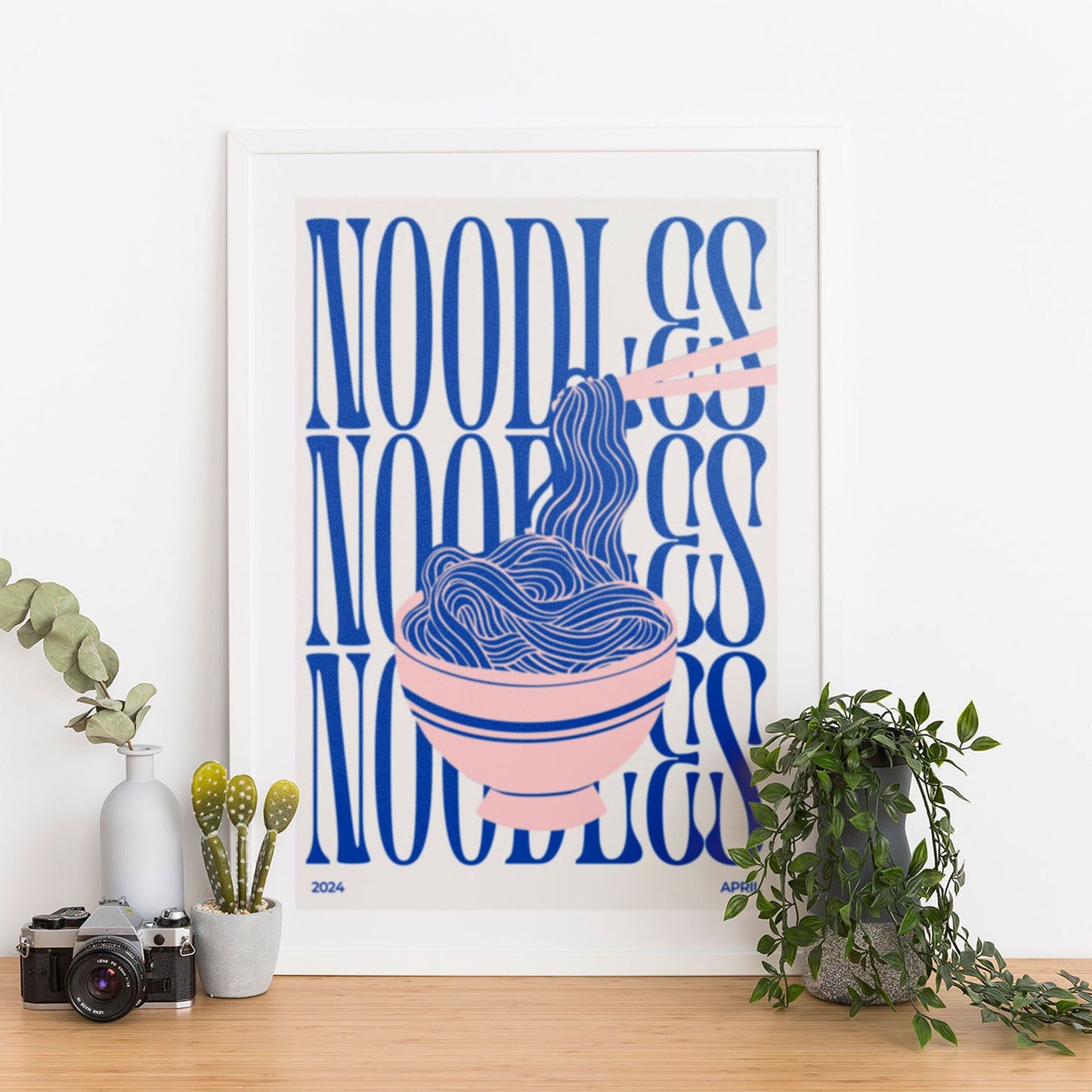 Wes Co Gallery Poster Noodle Symphony 12 x 16" Home Goods - Coffee  Art Print