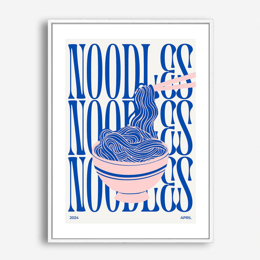 Wes Co Gallery Poster Noodle Symphony 5 x 7" Home Goods - Coffee  Art Print