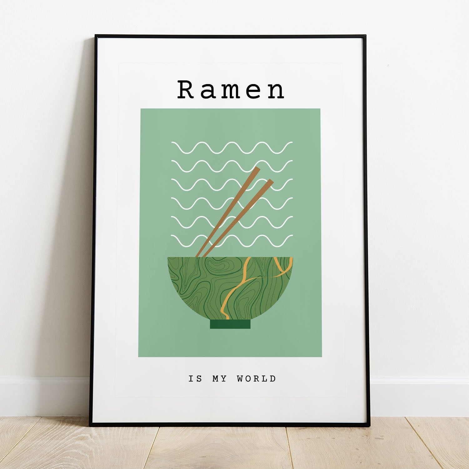 Wes Co Gallery Poster Ramen Reverie 8 x 10" Home Goods - Coffee  Art Print