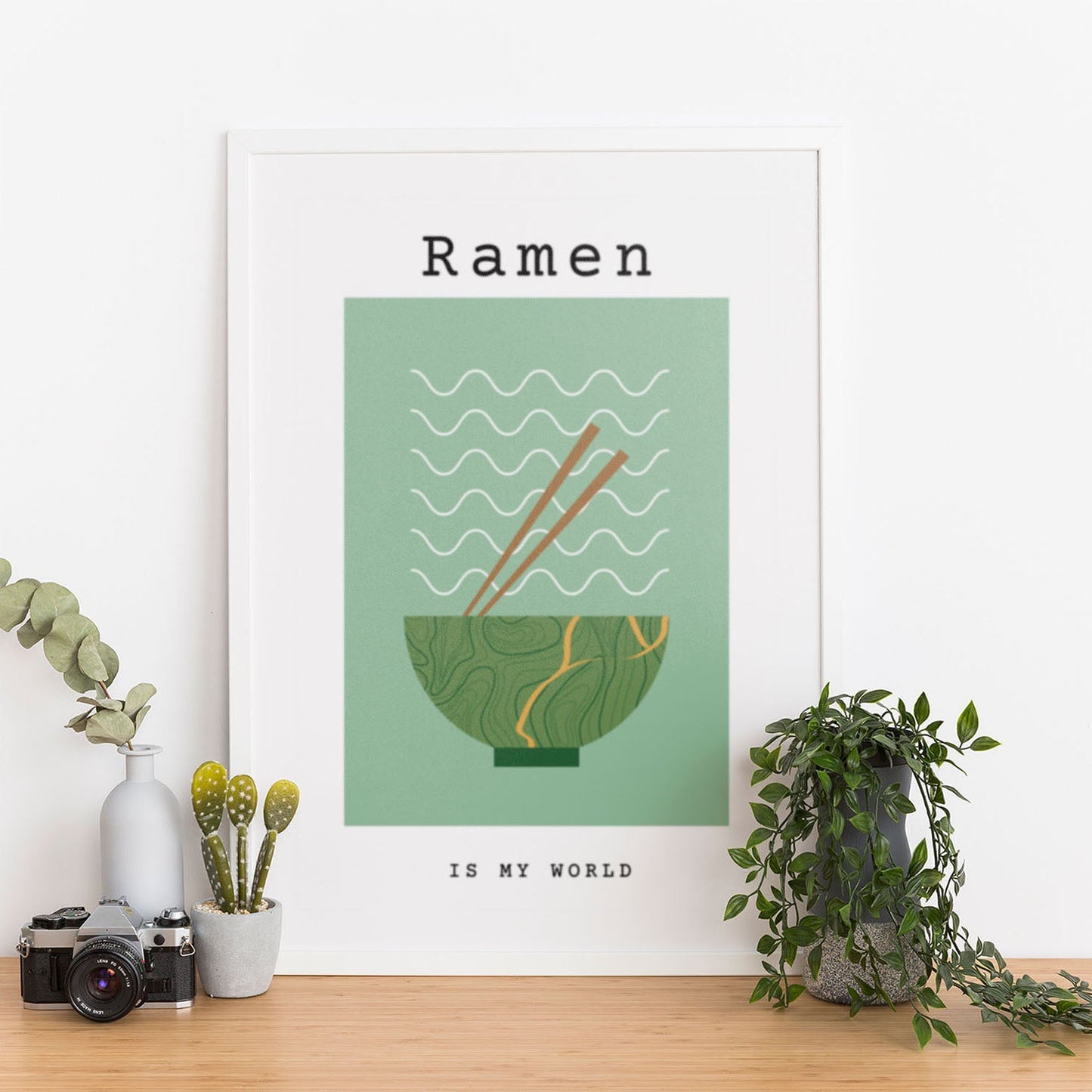 Wes Co Gallery Poster Ramen Reverie 12 x 16" Home Goods - Coffee  Art Print