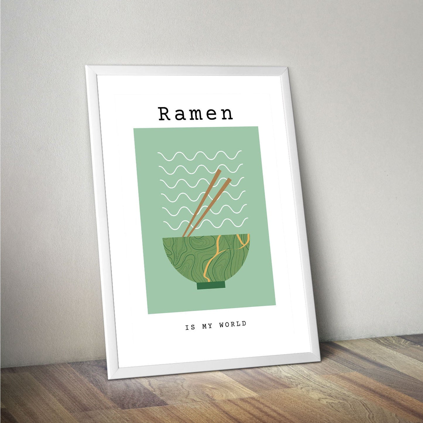 Wes Co Gallery Poster Ramen Reverie 16 x 20" Home Goods - Coffee  Art Print