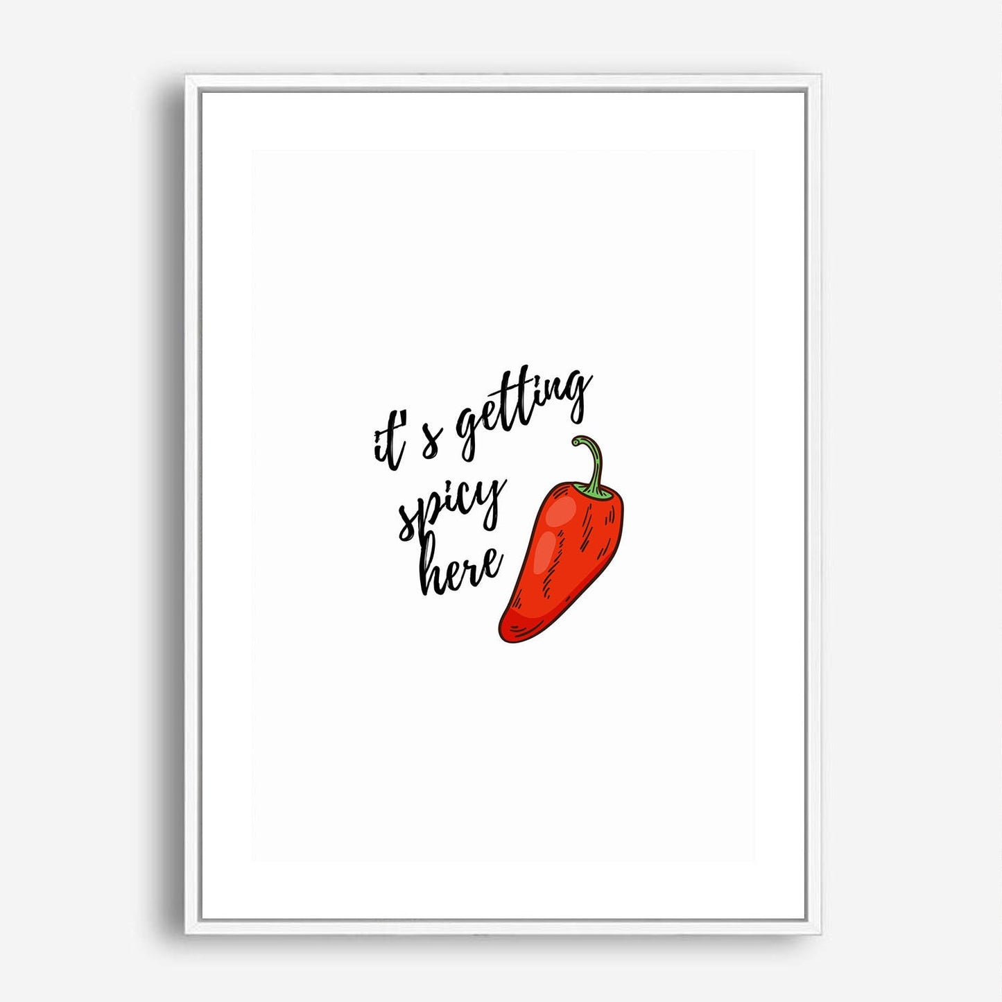 Wes Co Gallery Poster Spicy Pepper Perfection 5 x 7" Home Goods - Coffee  Art Print