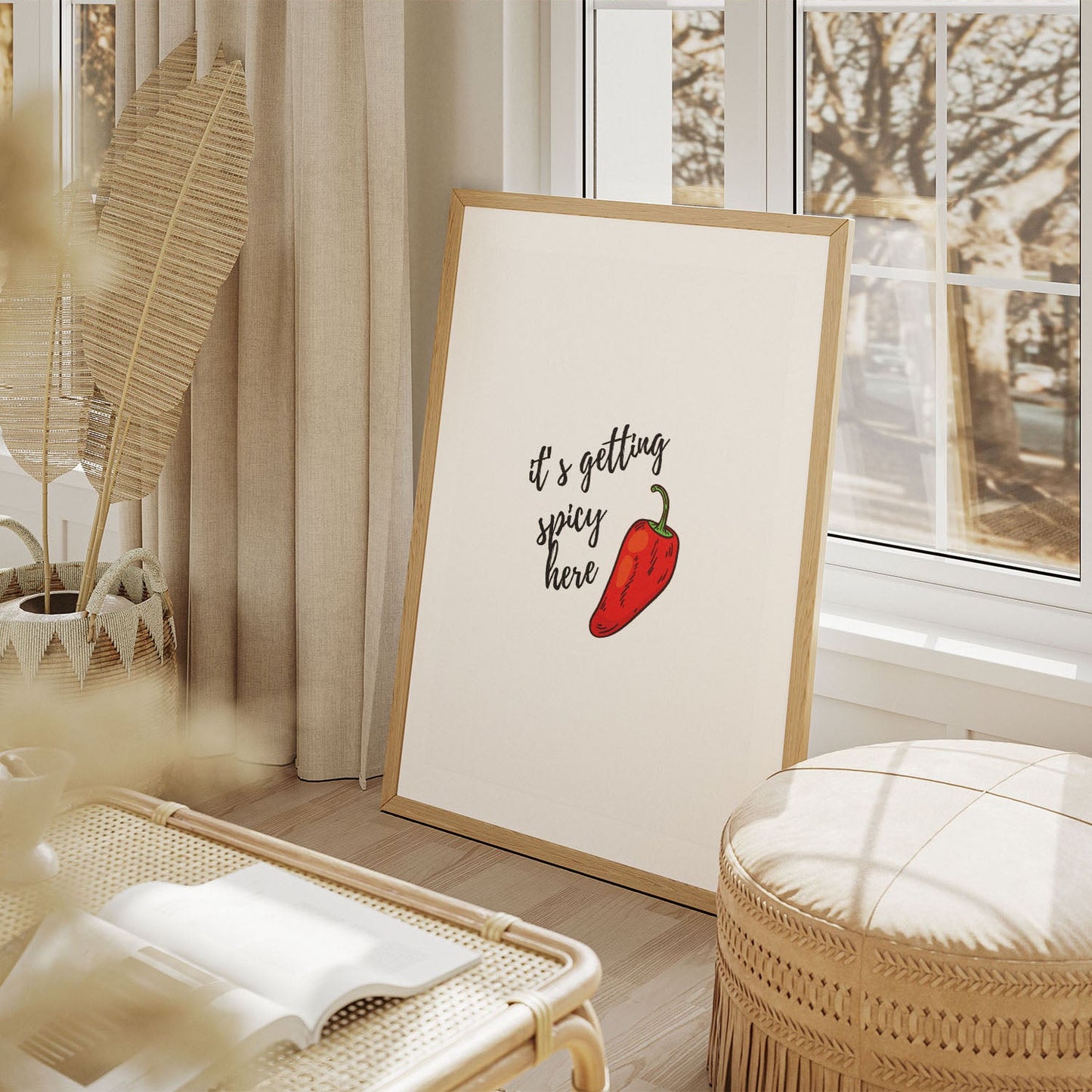 Wes Co Gallery Poster Spicy Pepper Perfection 11 x 17" Home Goods - Coffee  Art Print