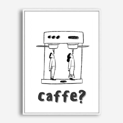 Wes Co Gallery Poster Caffe Curious 5 x 7" Home Goods - Coffee  Art Print