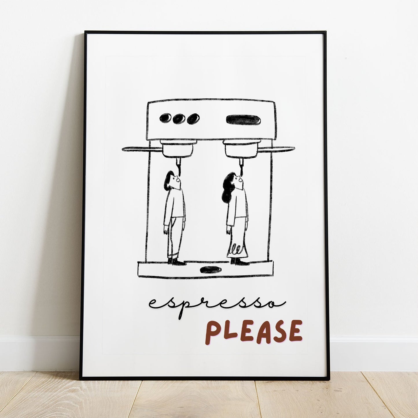 Wes Co Gallery Poster Espresso Delight 8 x 10" Home Goods - Coffee  Art Print