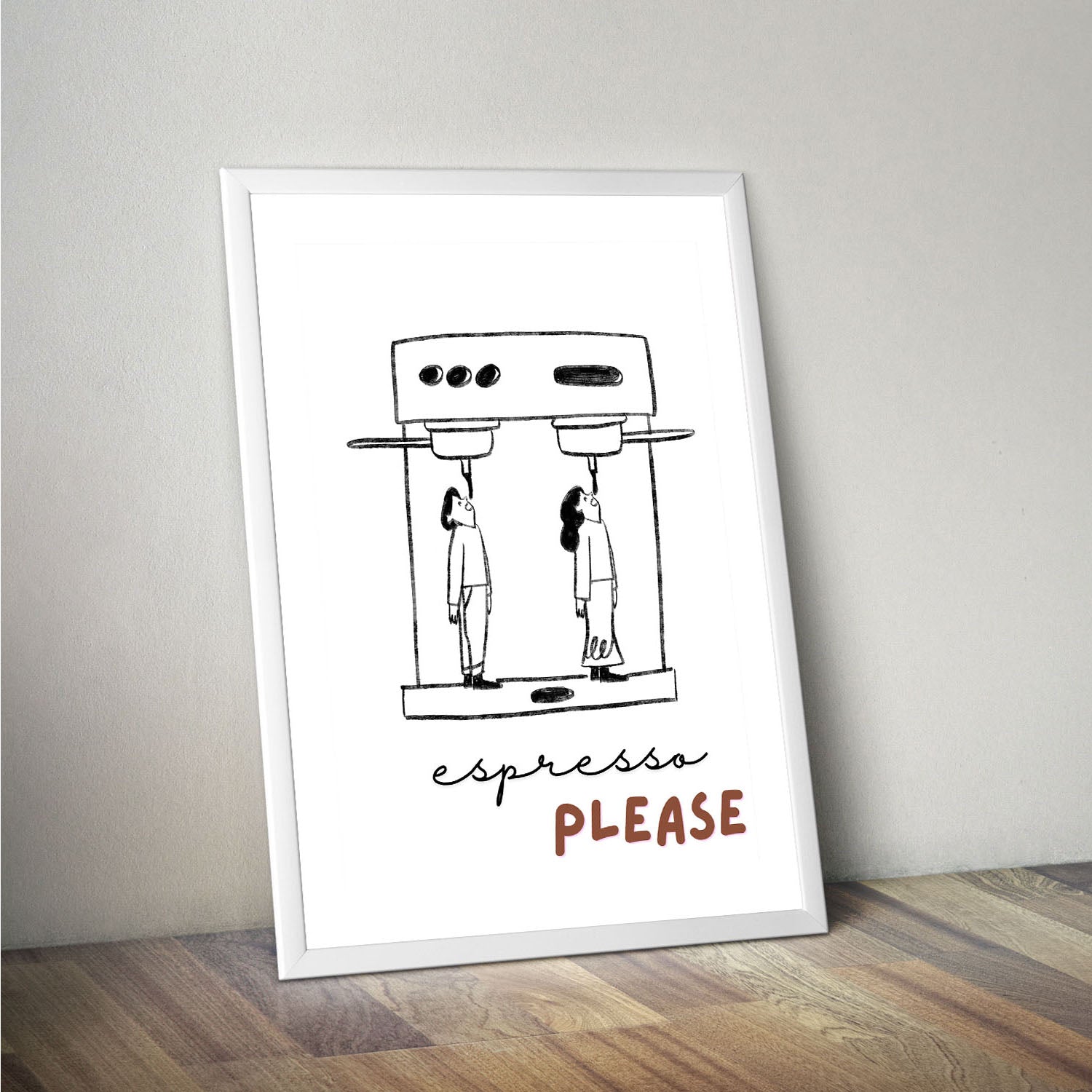 Wes Co Gallery Poster Espresso Delight 16 x 20" Home Goods - Coffee  Art Print