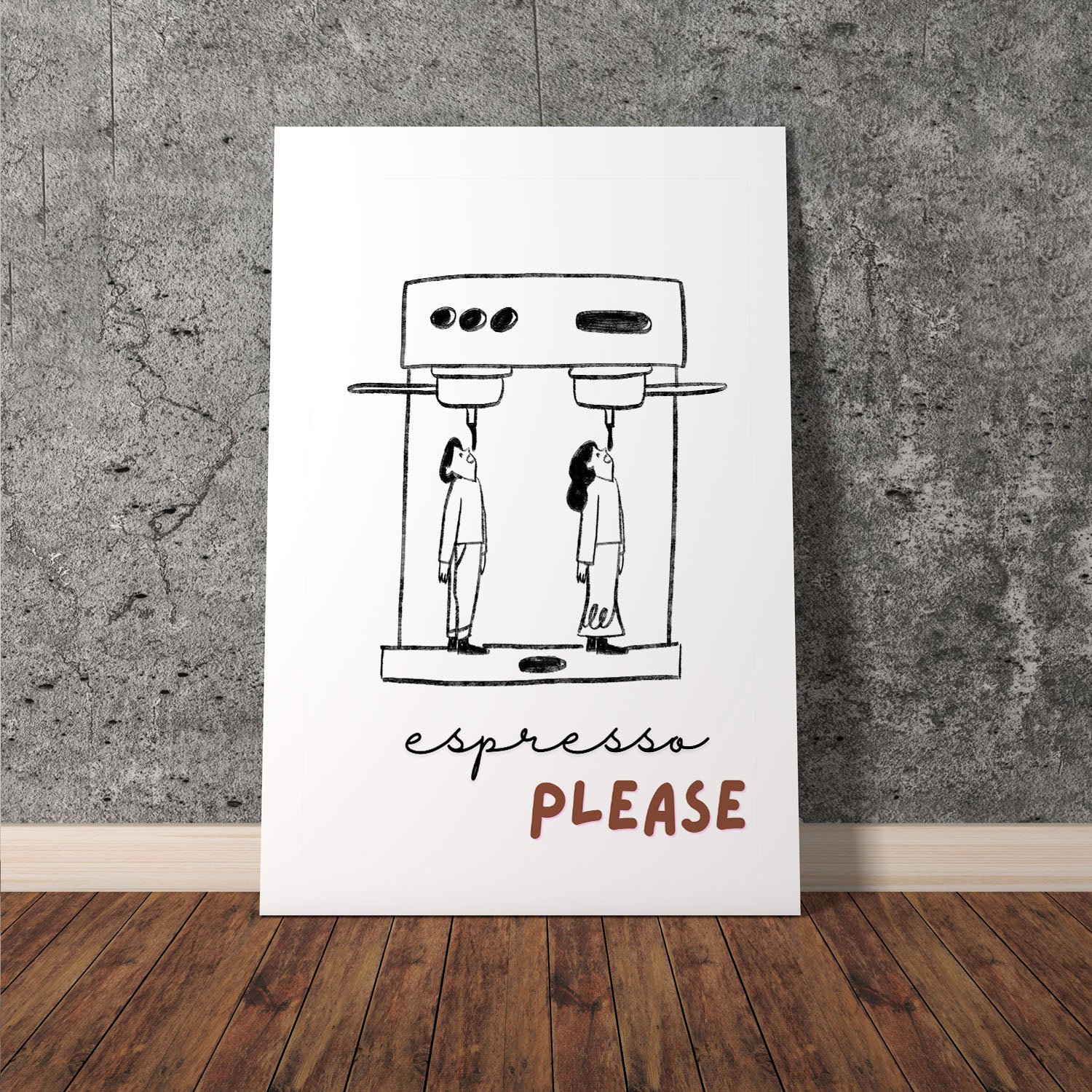 Wes Co Gallery Poster Espresso Delight 11 x 17" Home Goods - Coffee  Art Print