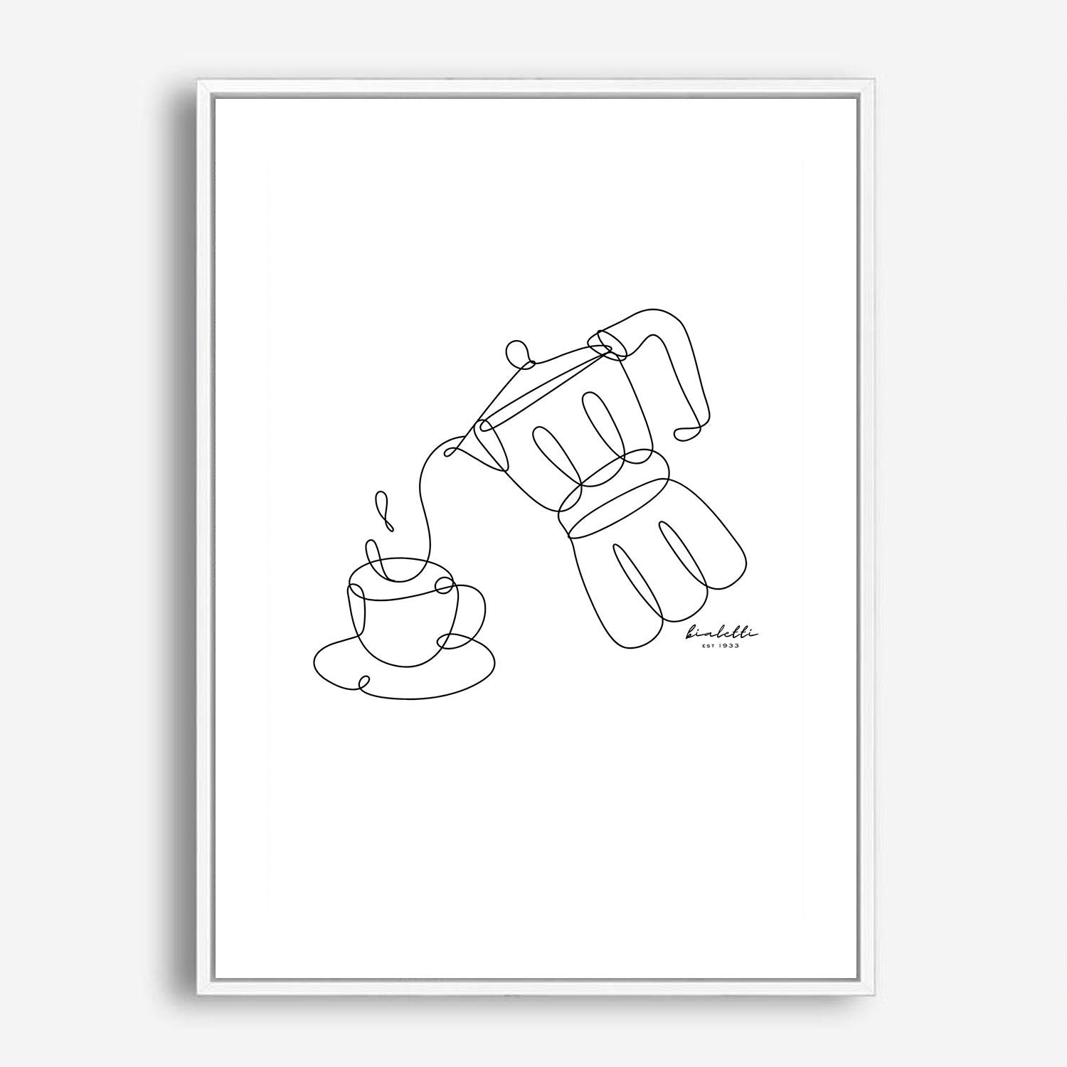 Wes Co Gallery Poster Artful Brew Minimalist Coffee 5 x 7" Home Goods - Coffee  Art Print