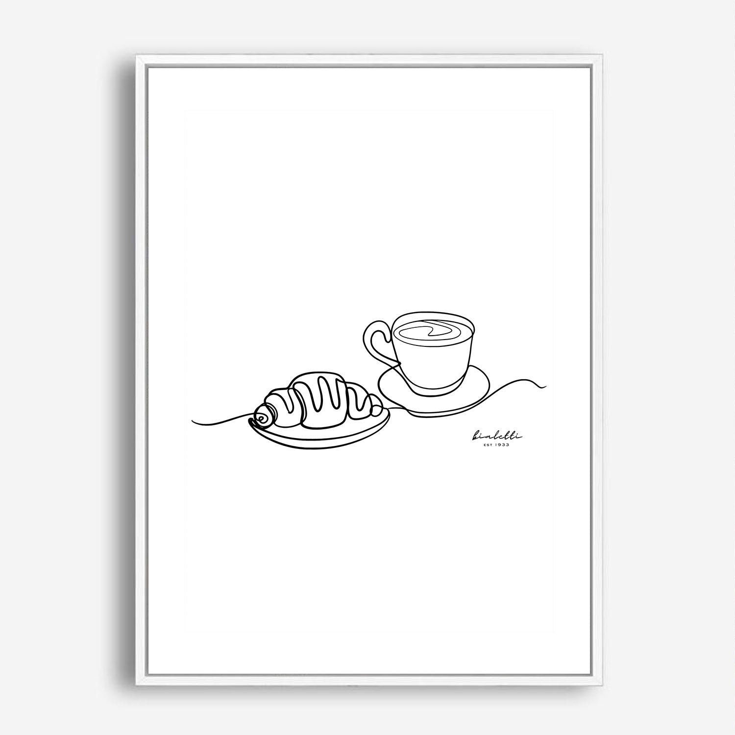 Wes Co Gallery Poster Elegant Espresso A Morning Ritual 5 x 7" Home Goods - Coffee  Art Print