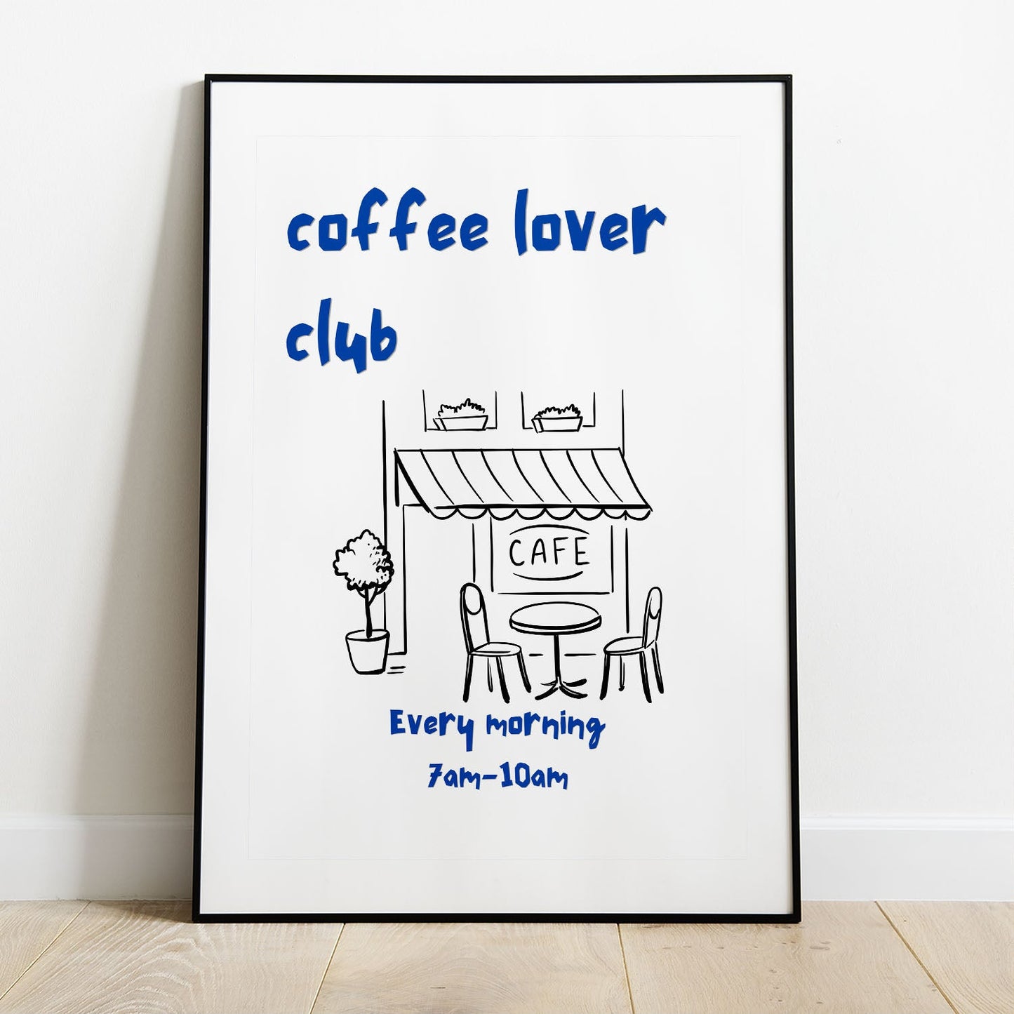 Wes Co Gallery Poster Cozy CafÃ© Corner 8 x 10" Home Goods - Coffee  Art Print