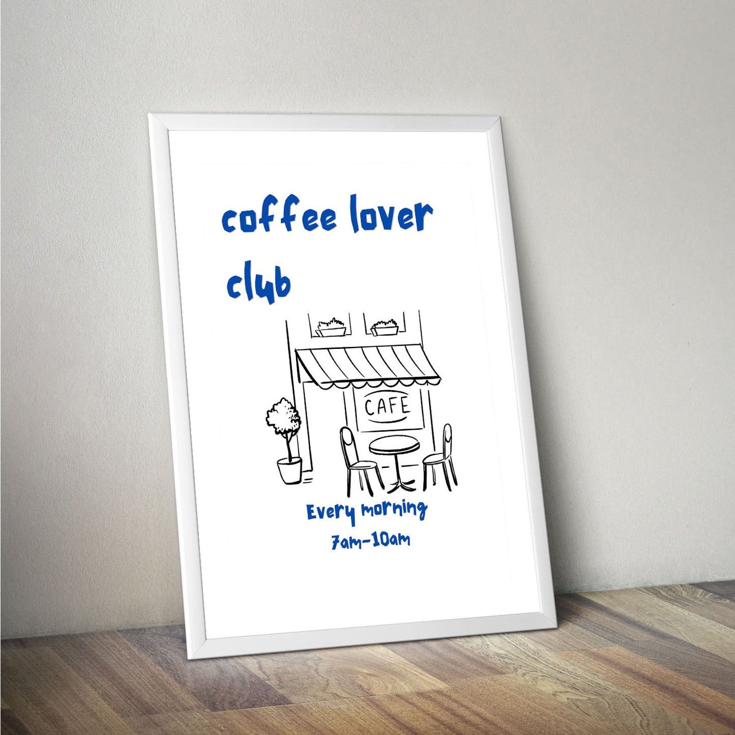 Wes Co Gallery Poster Cozy CafÃ© Corner 16 x 20" Home Goods - Coffee  Art Print