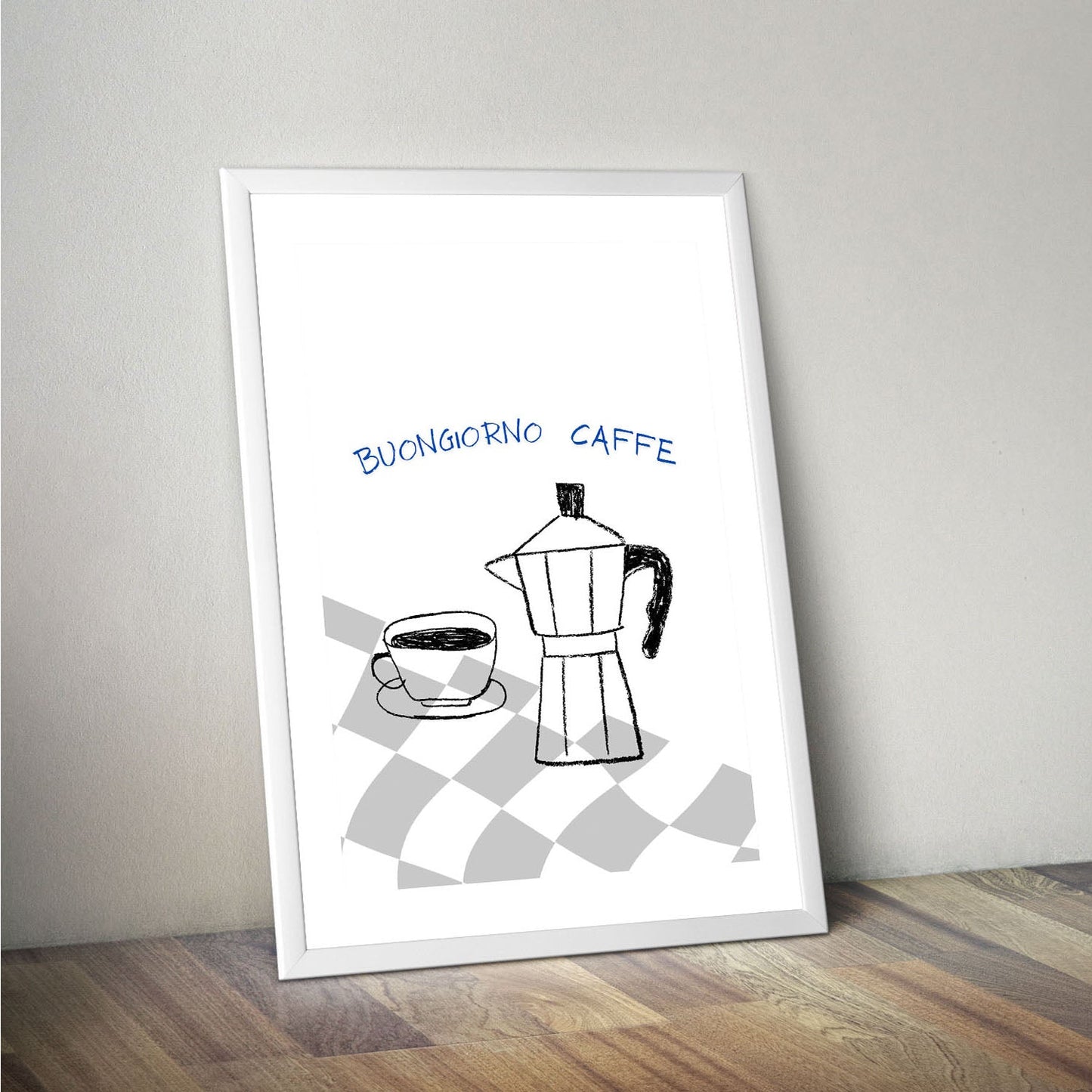 Wes Co Gallery Poster Italian Coffee Charm 16 x 20" Home Goods - Coffee  Art Print