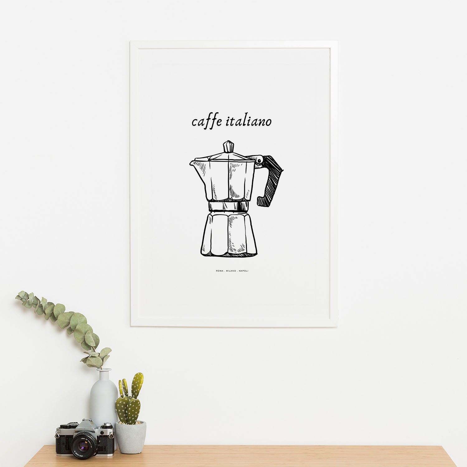 Wes Co Gallery Poster French Breakfast Croissant Please 16 x 20" Home Goods - Coffee  Art Print