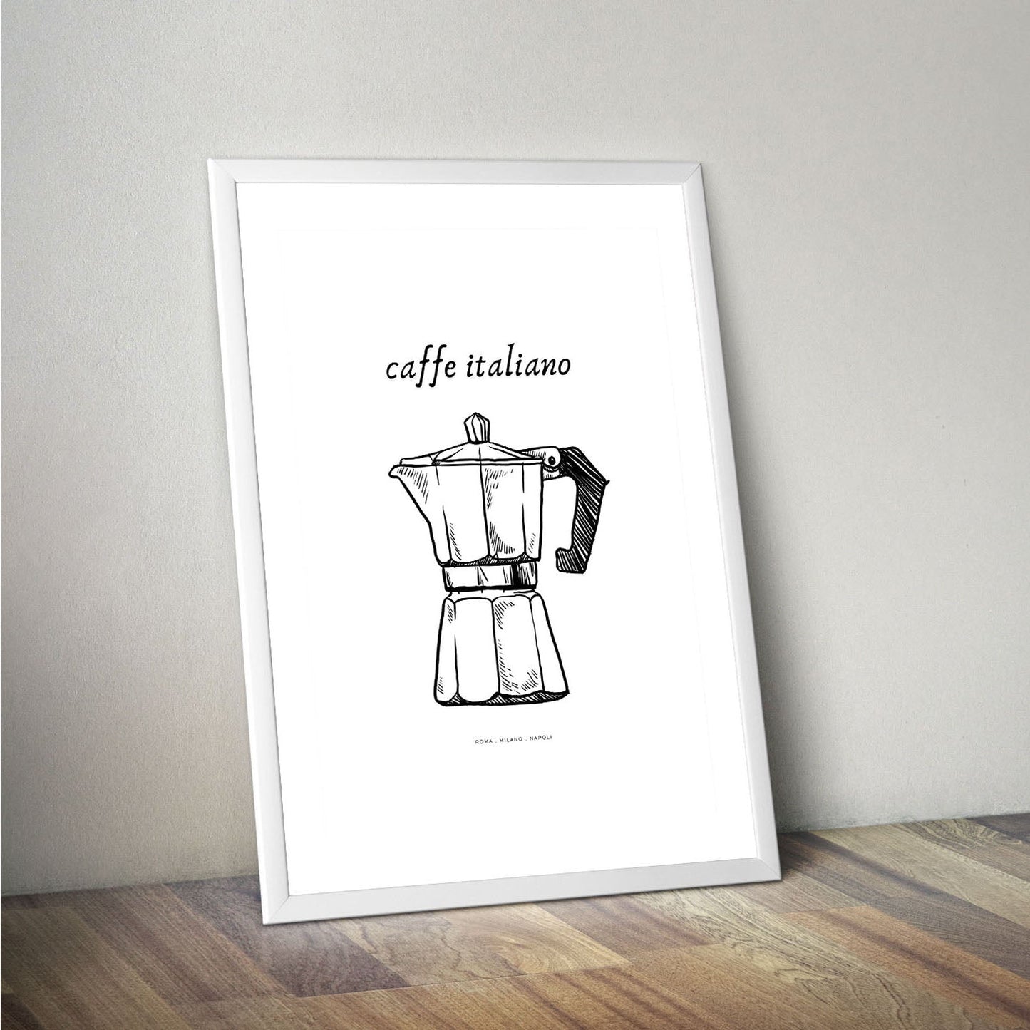 Wes Co Gallery Poster French Breakfast Croissant Please 16 x 20" Home Goods - Coffee  Art Print