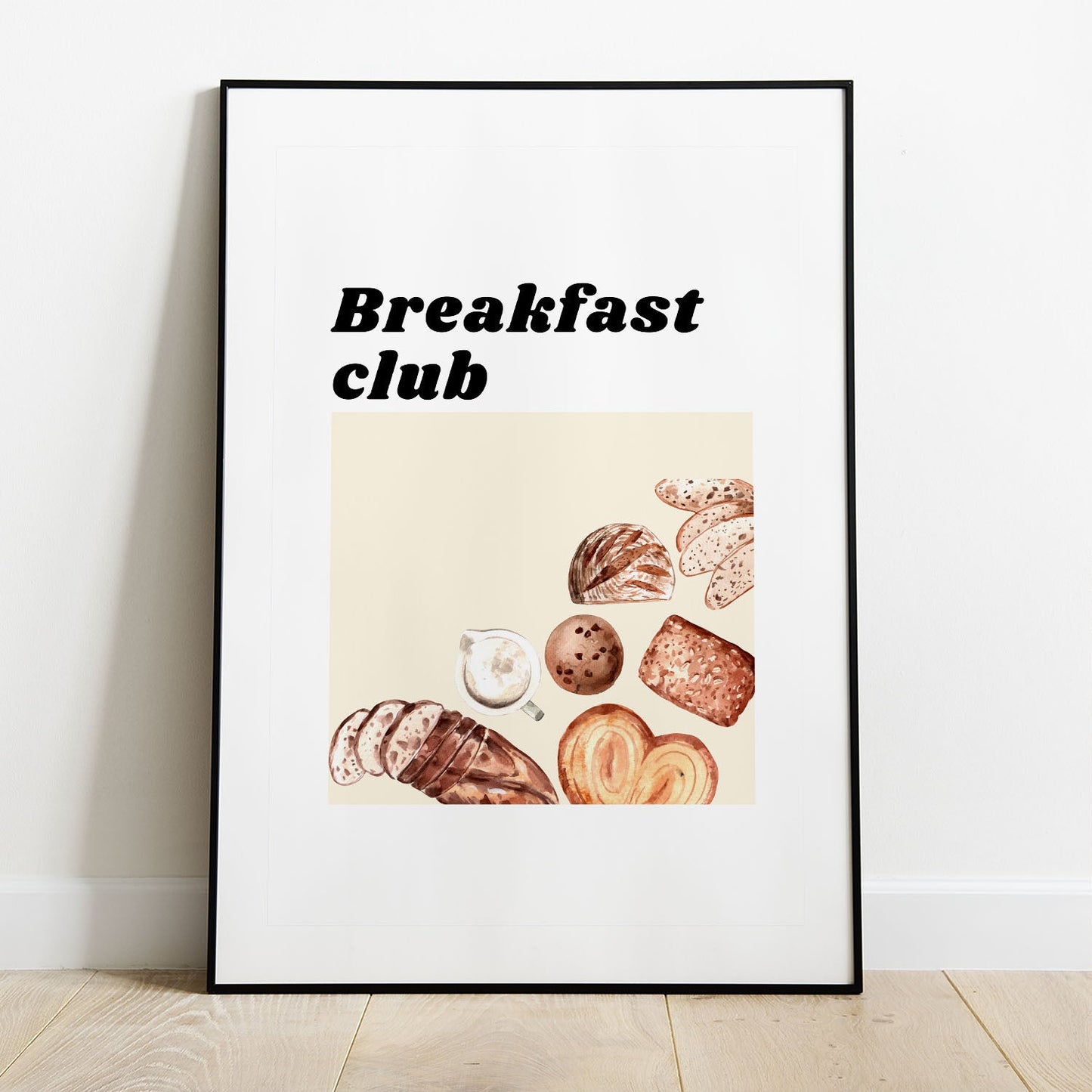 Wes Co Gallery Poster Morning Pastry Club 8 x 10" Home Goods - Coffee  Art Print