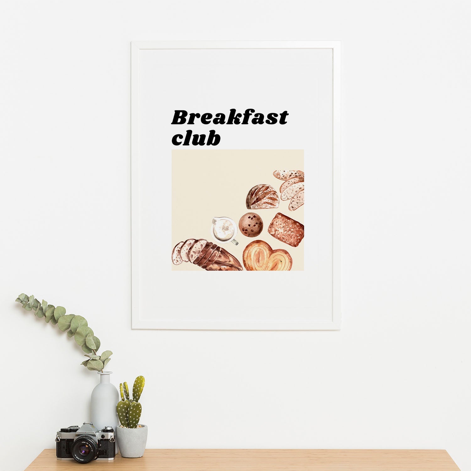 Wes Co Gallery Poster Morning Pastry Club 16 x 20" Home Goods - Coffee  Art Print