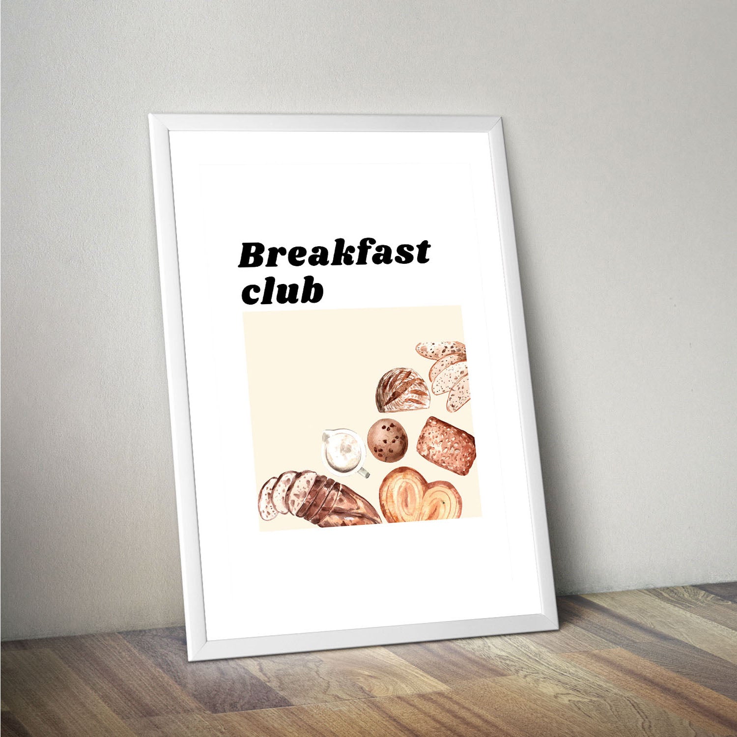 Wes Co Gallery Poster Morning Pastry Club 16 x 20" Home Goods - Coffee  Art Print