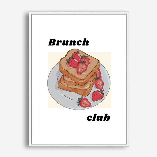 Wes Co Gallery Poster Strawberry Brunch Joy 5 x 7" Home Goods - Coffee  Art Print