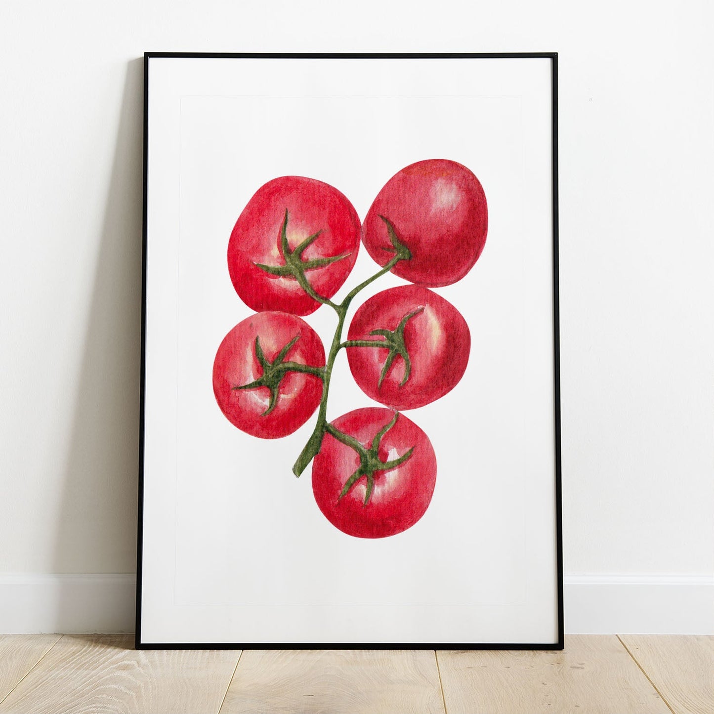 Wes Co Gallery Poster Vibrant Tomato Cluster 8 x 10" Home Goods - Coffee  Art Print