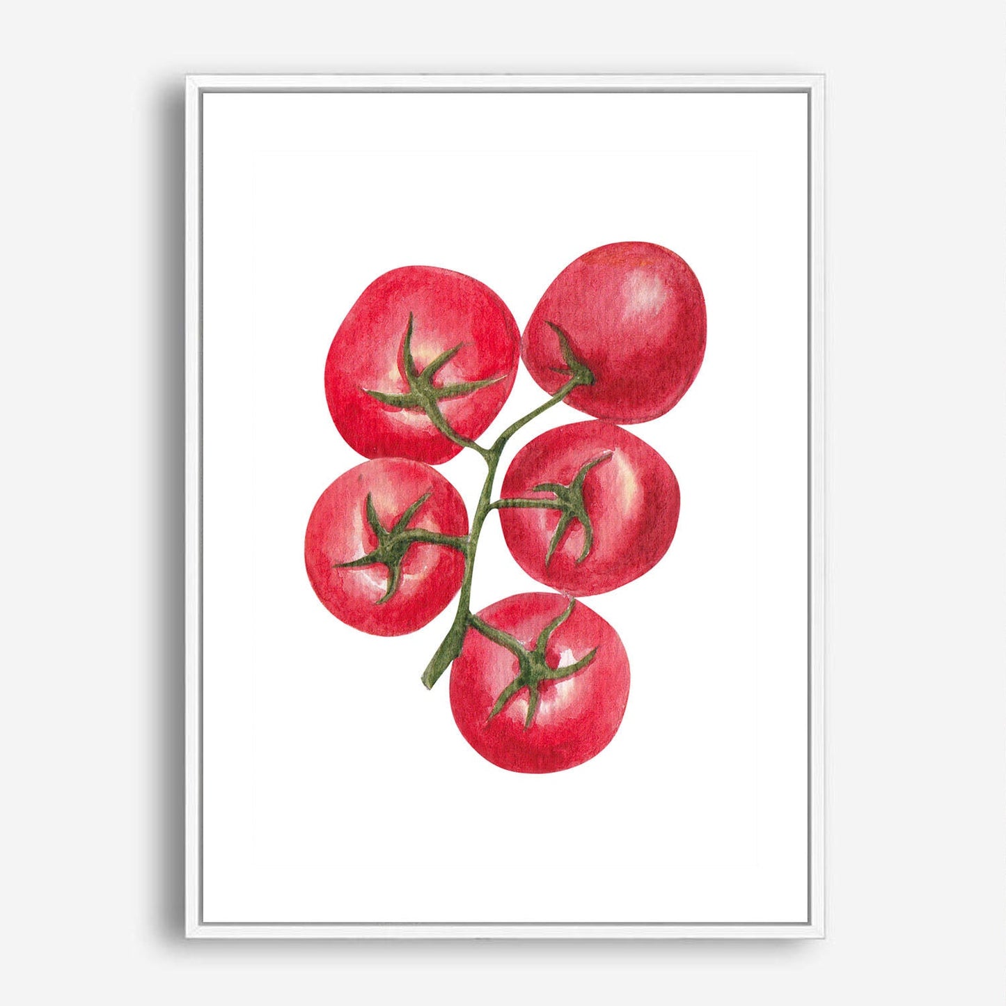 Wes Co Gallery Poster Vibrant Tomato Cluster 5 x 7" Home Goods - Coffee  Art Print