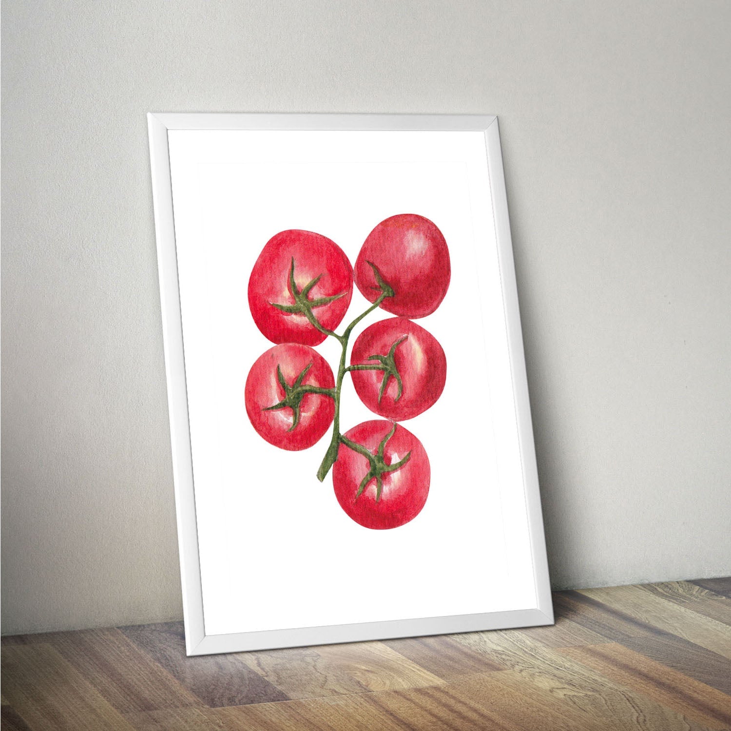 Wes Co Gallery Poster Vibrant Tomato Cluster 16 x 20" Home Goods - Coffee  Art Print