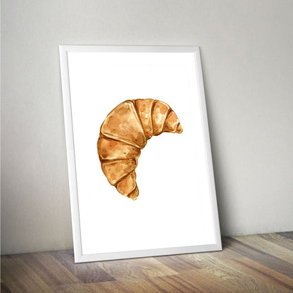 Wes Co Gallery Poster Golden Croissant Delight 16 x 20" Home Goods - Coffee  Art Print