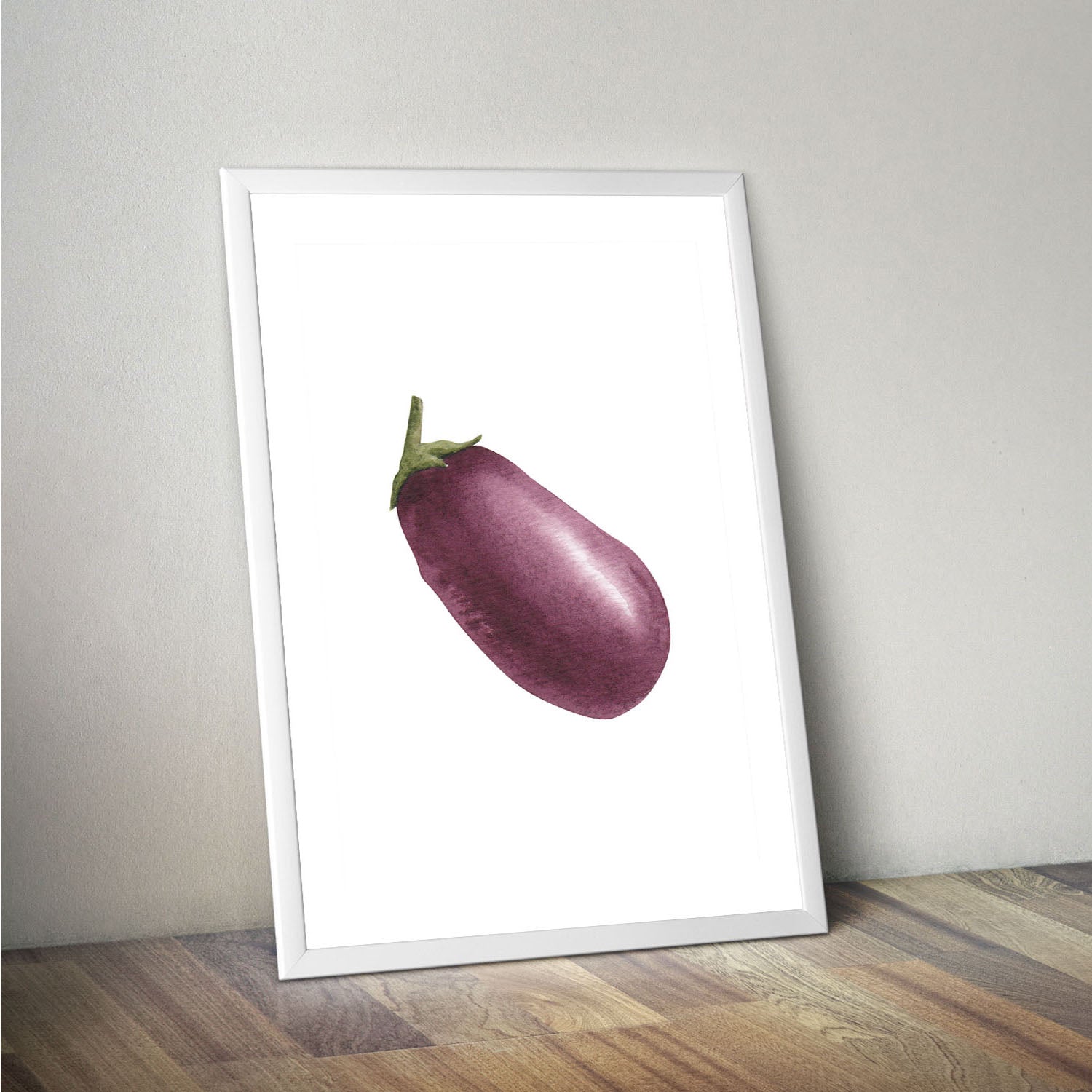 Wes Co Gallery Poster Purple Eggplant Elegance 16 x 20" Home Goods - Coffee  Art Print