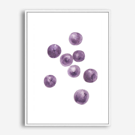 Wes Co Gallery Poster Juicy Blueberry Bliss 5 x 7" Home Goods - Coffee  Art Print