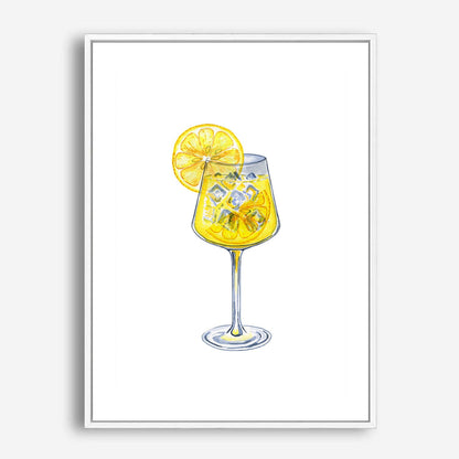 Wes Co Gallery Poster Refreshing Lemon Spritzer 5 x 7" Home Goods - Coffee  Art Print