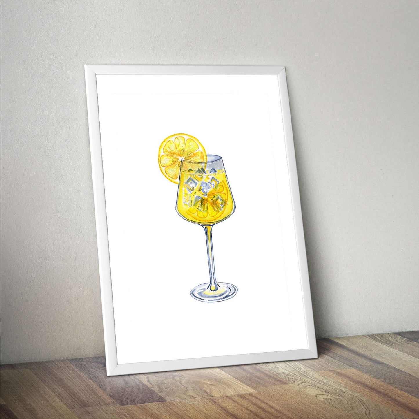 Wes Co Gallery Poster Refreshing Lemon Spritzer 16 x 20" Home Goods - Coffee  Art Print