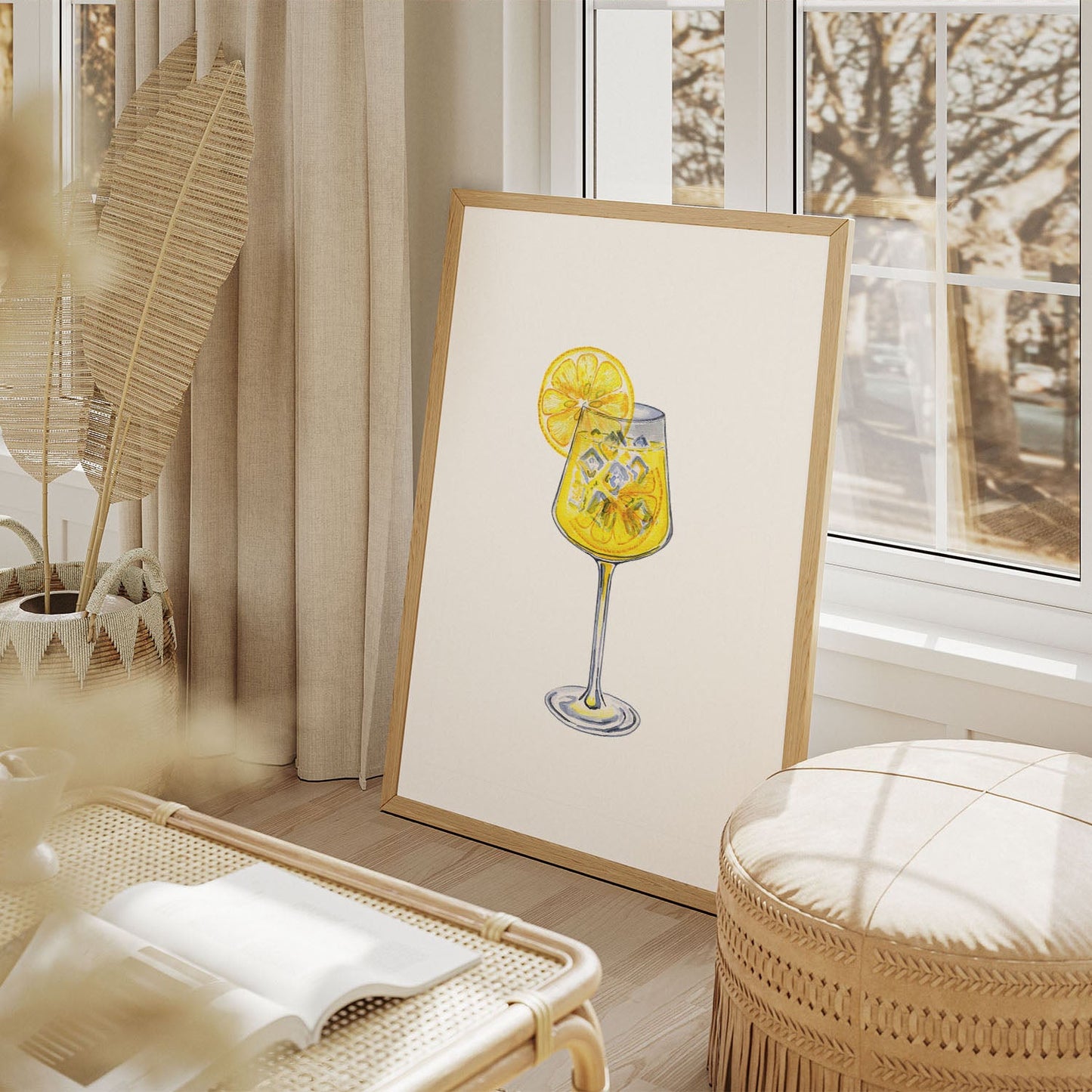 Wes Co Gallery Poster Refreshing Lemon Spritzer 11 x 17" Home Goods - Coffee  Art Print