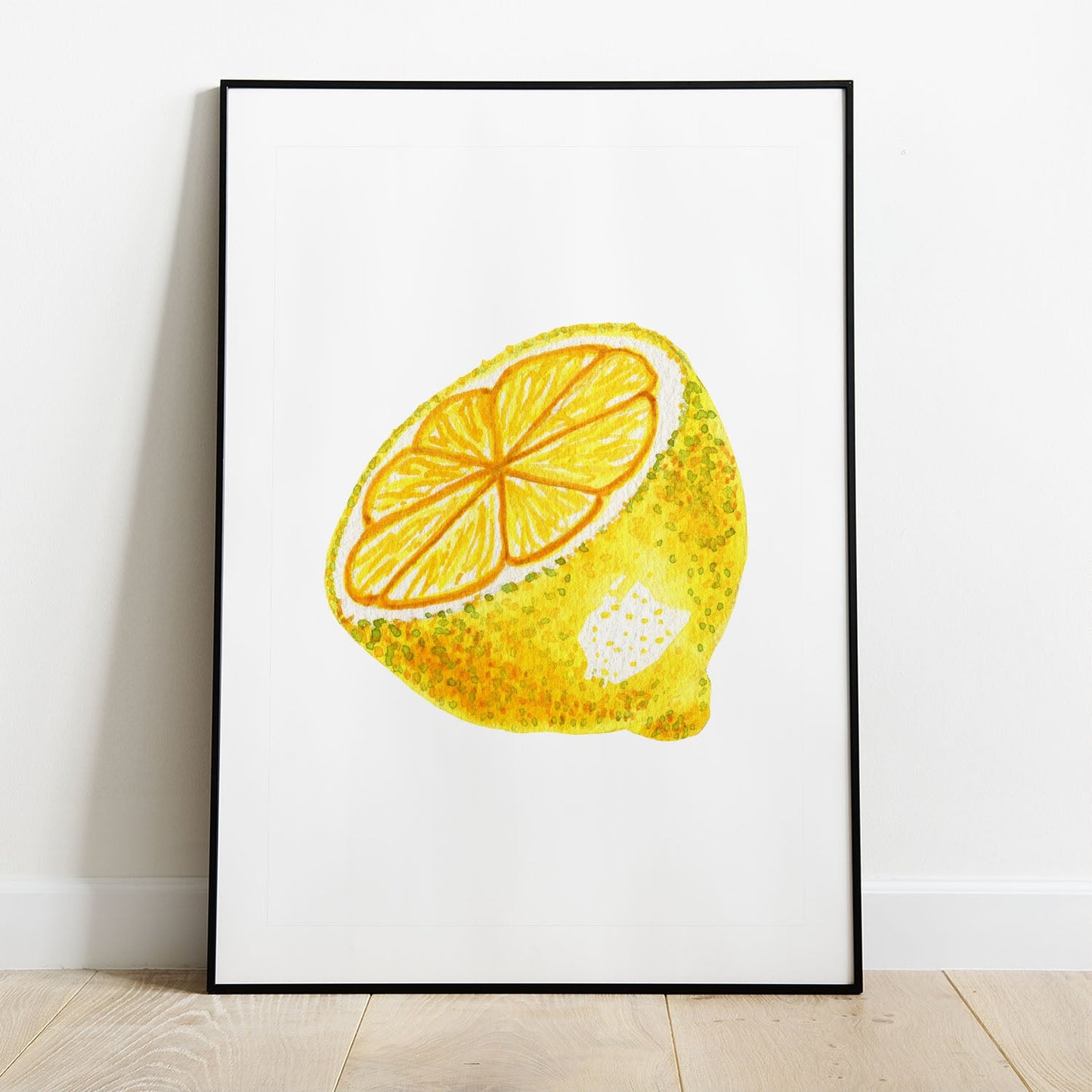 Wes Co Gallery Poster Golden Lemon Delight 8 x 10" Home Goods - Coffee  Art Print