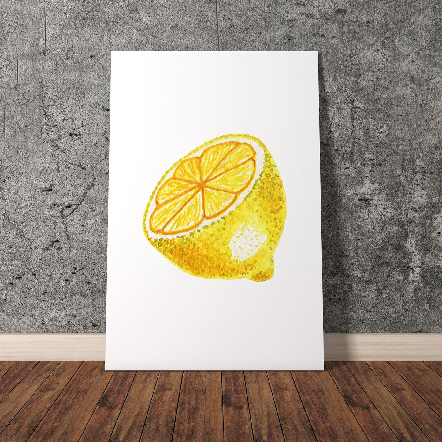 Wes Co Gallery Poster Golden Lemon Delight 11 x 17" Home Goods - Coffee  Art Print