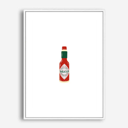 Wes Co Gallery Poster Classic Tabasco Sauce 5 x 7" Home Goods - Coffee  Art Print