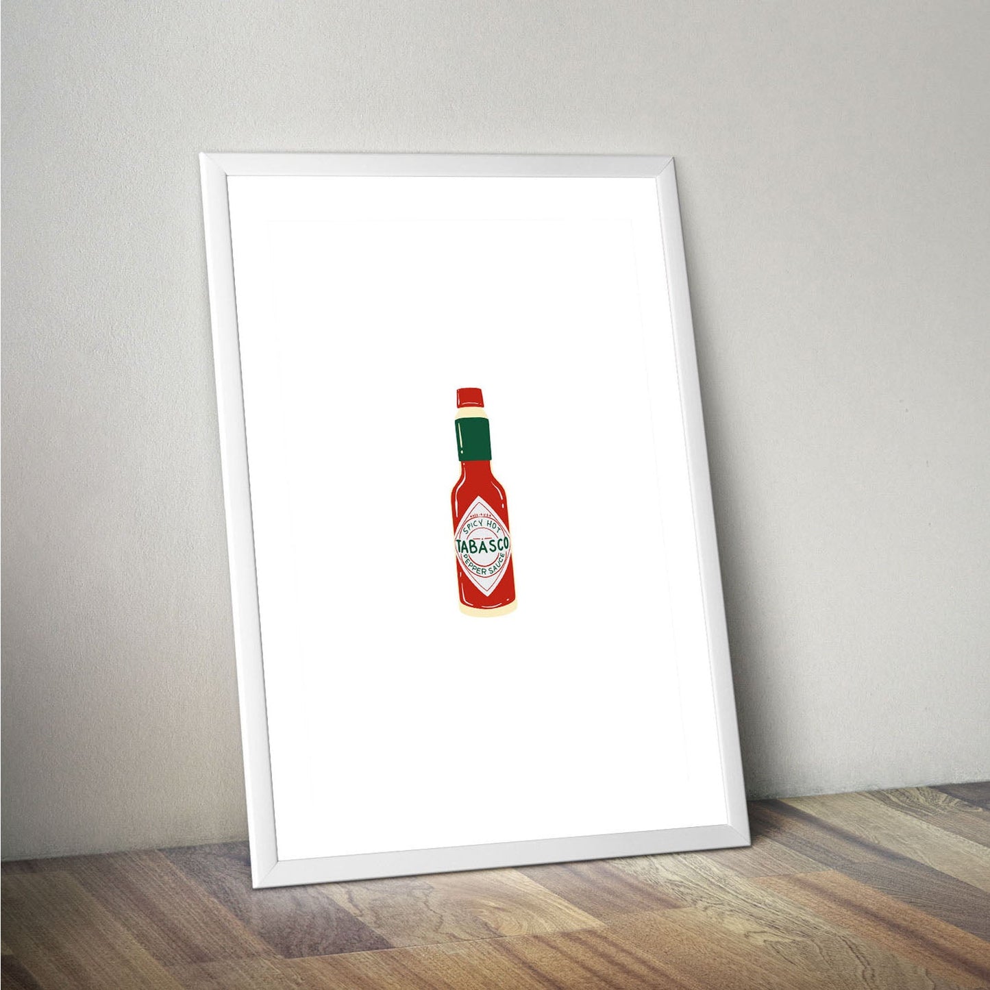 Wes Co Gallery Poster Classic Tabasco Sauce 16 x 20" Home Goods - Coffee  Art Print