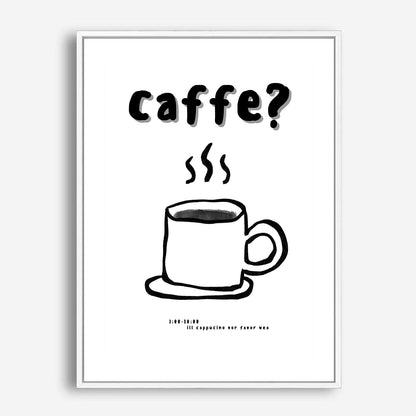 Wes Co Gallery Poster Morning Coffee Call 5 x 7" Home Goods - Coffee  Art Print