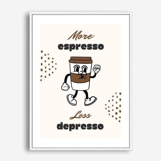 Wes Co Gallery Poster Espresso Energy 5 x 7" Home Goods - Coffee  Art Print