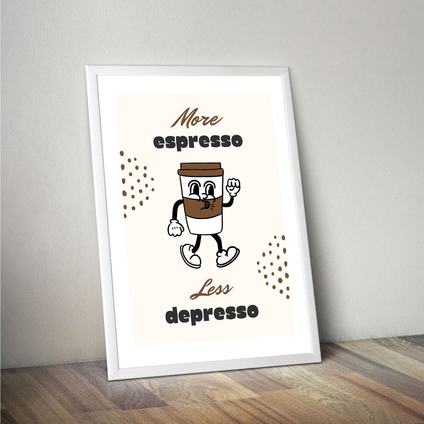 Wes Co Gallery Poster Espresso Energy 16 x 20" Home Goods - Coffee  Art Print