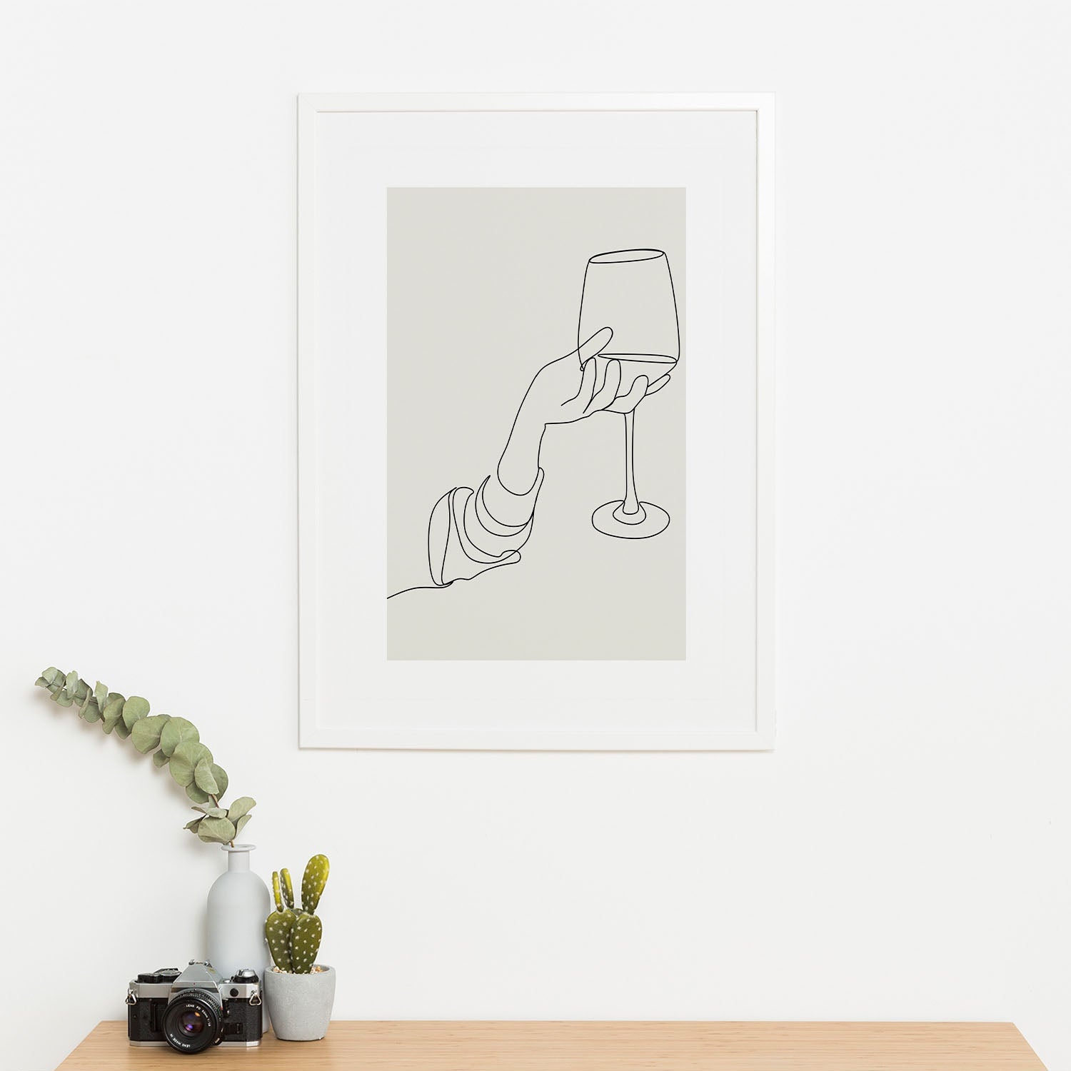 Wes Co Gallery Poster Wine Elegance 16 x 20" Home Goods - Coffee  Art Print