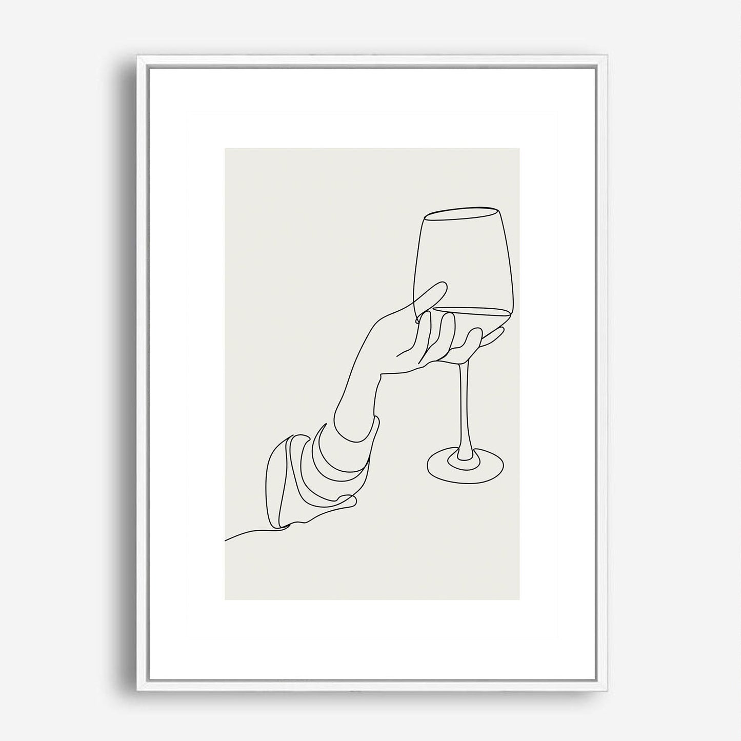 Wes Co Gallery Poster Wine Elegance 5 x 7" Home Goods - Coffee  Art Print