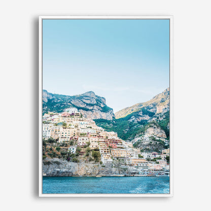 Wes Co Gallery Poster Amalfi Cliffside 8 x 10" Home Goods - Nature  Art Print