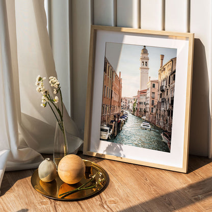 Wes Co Gallery Poster Charming Venetian Canal 5 x 7" Home Goods - Nature  Art Print