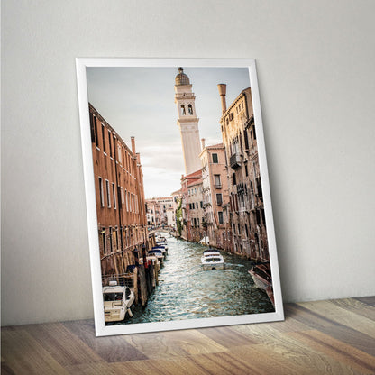 Wes Co Gallery Poster Charming Venetian Canal 11 x 17" Home Goods - Nature  Art Print