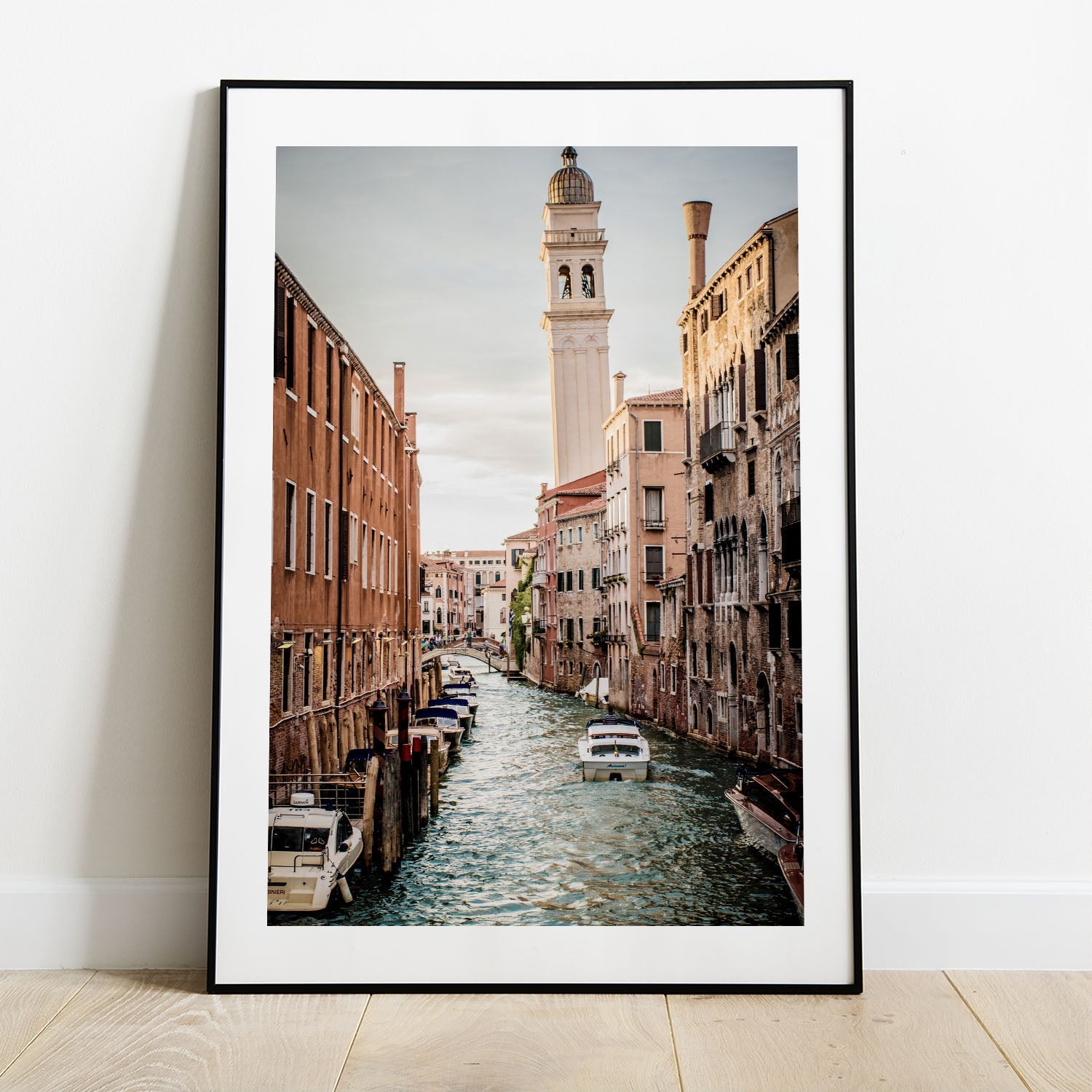 Wes Co Gallery Poster Charming Venetian Canal 5 x 7" Home Goods - Nature  Art Print