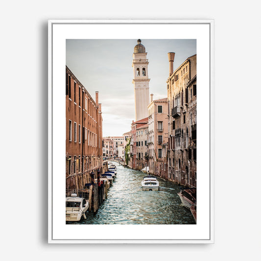 Wes Co Gallery Poster Charming Venetian Canal 5 x 7" Home Goods - Nature  Art Print