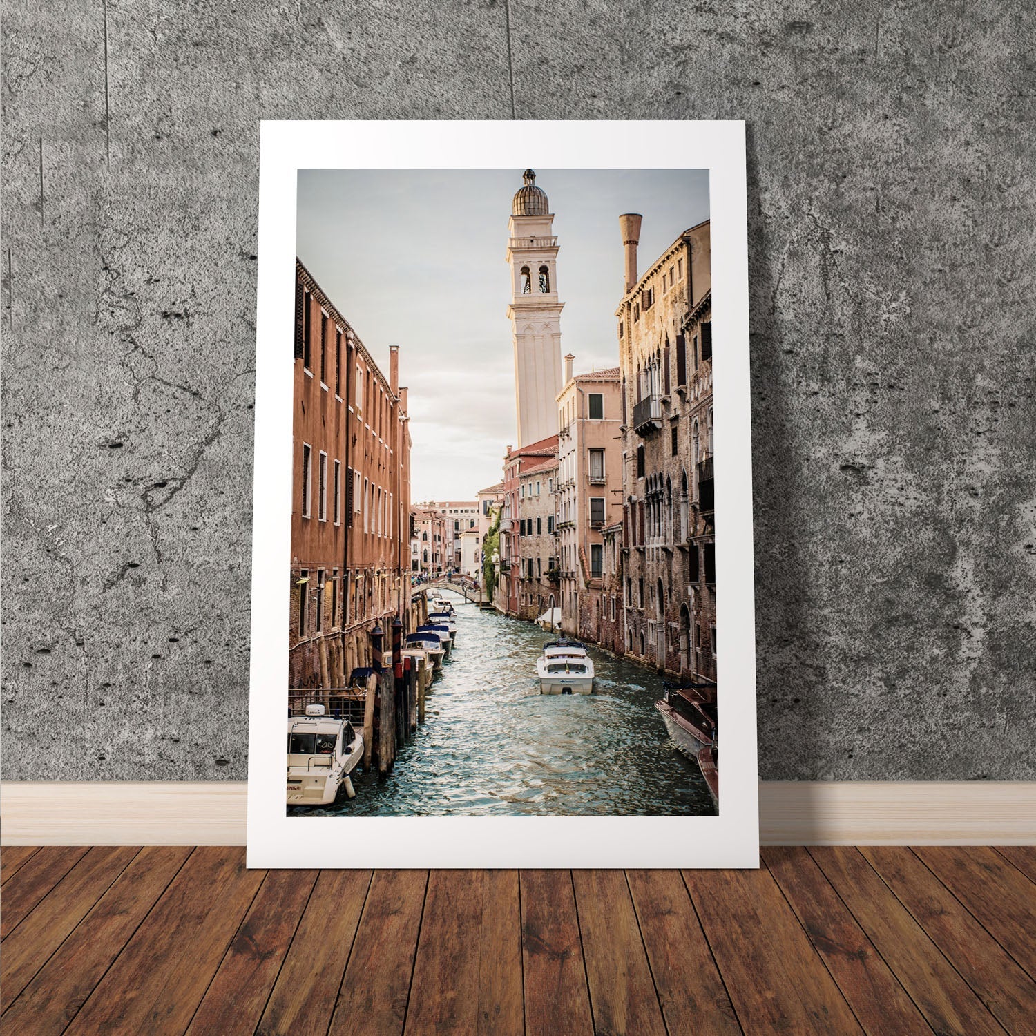 Wes Co Gallery Poster Charming Venetian Canal 8 x 10" Home Goods - Nature  Art Print