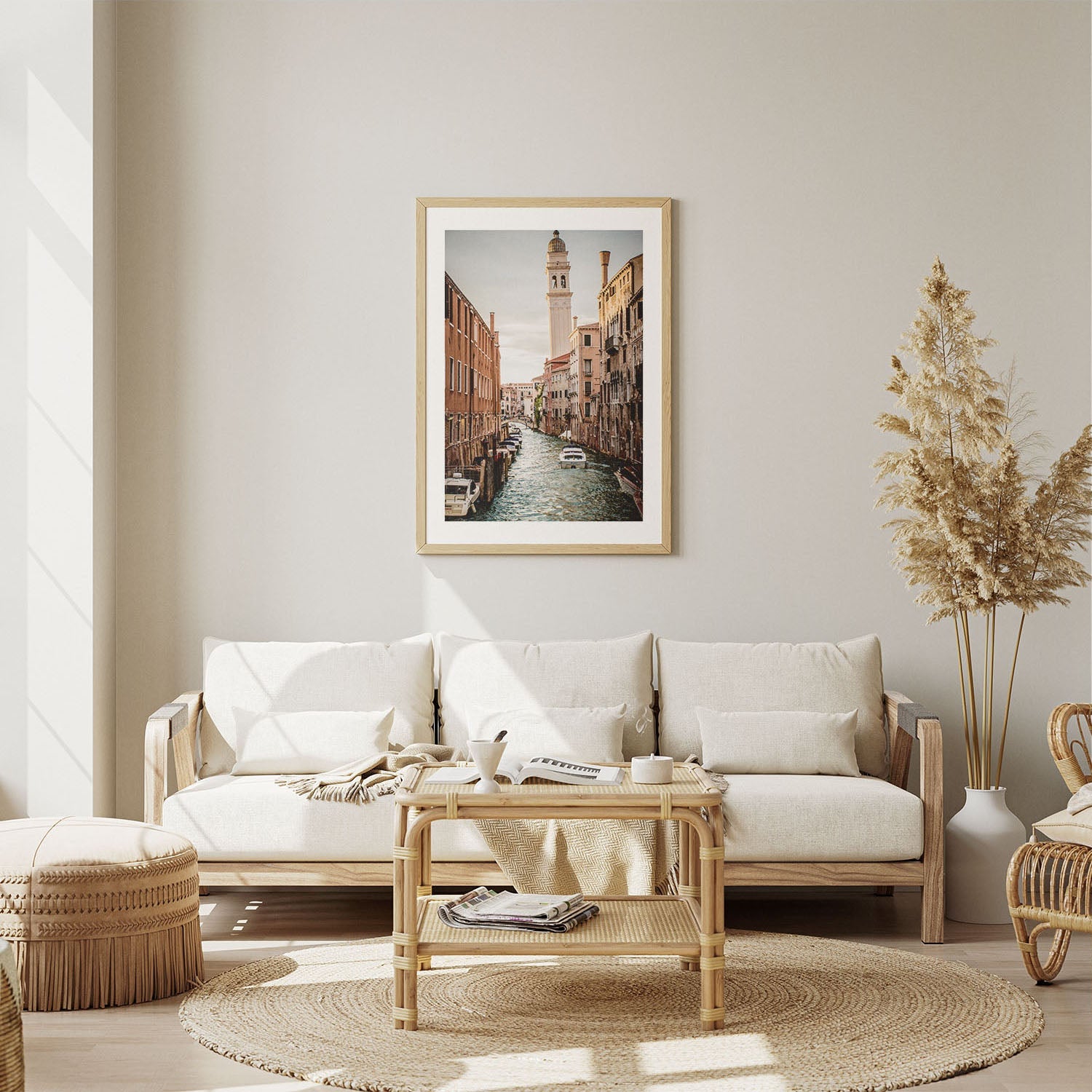 Wes Co Gallery Poster Charming Venetian Canal 5 x 7" Home Goods - Nature  Art Print