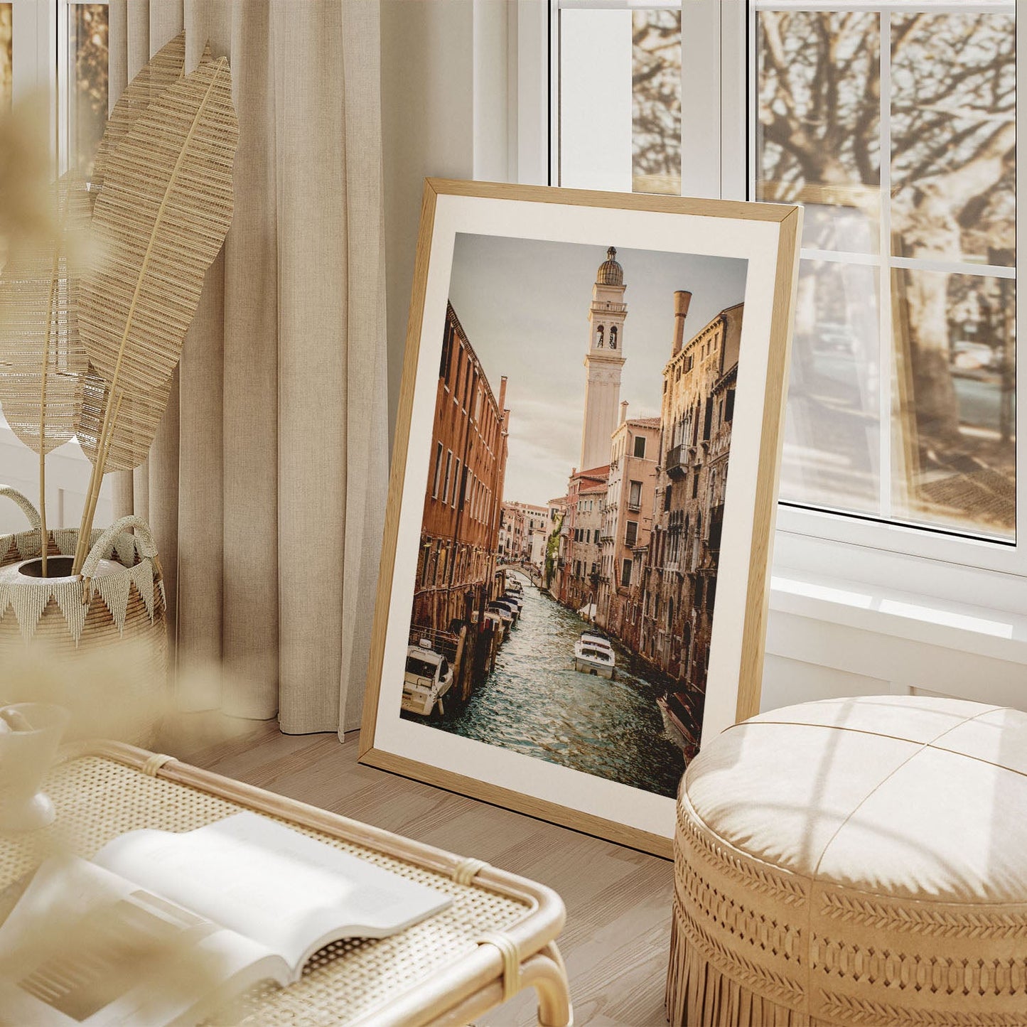 Wes Co Gallery Poster Charming Venetian Canal 8 x 10" Home Goods - Nature  Art Print