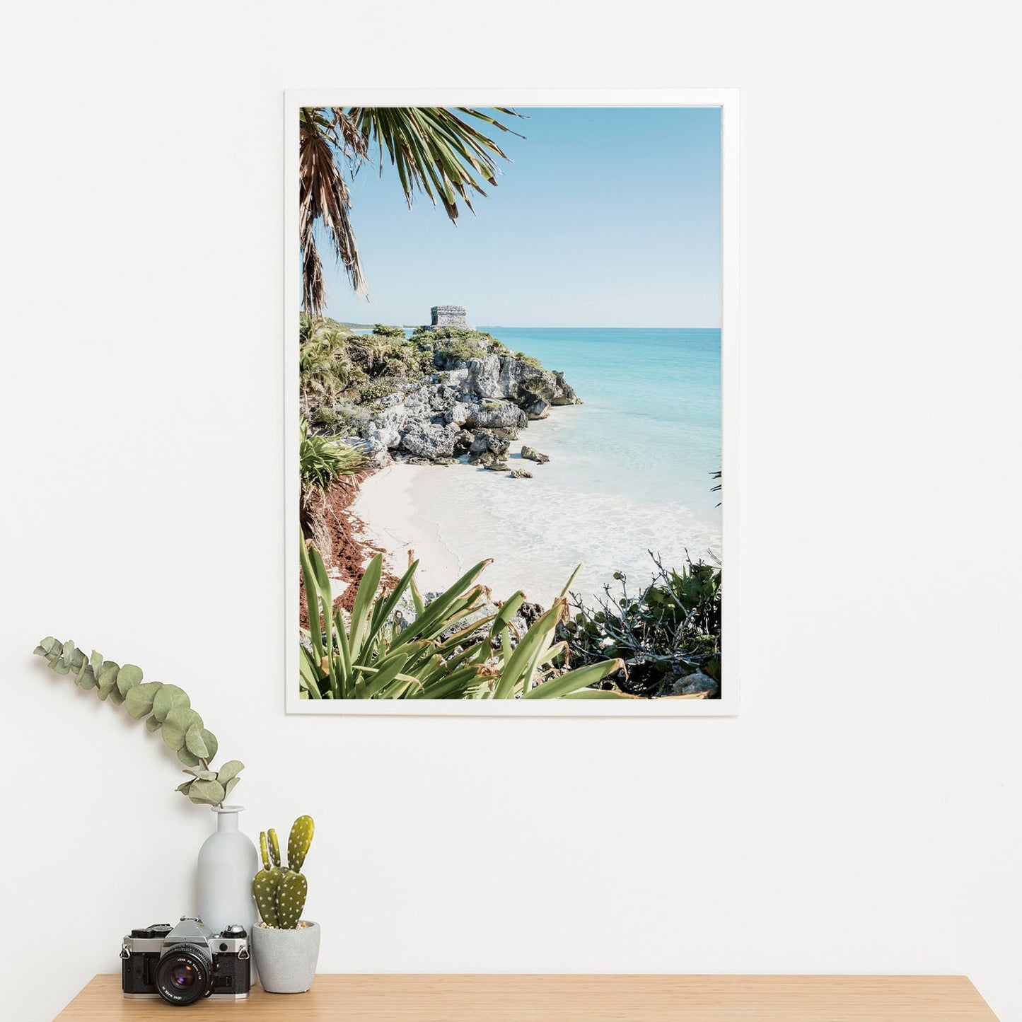 Wes Co Gallery Poster Secluded Coastal Ruins 11 x 17" Home Goods - Nature  Art Print