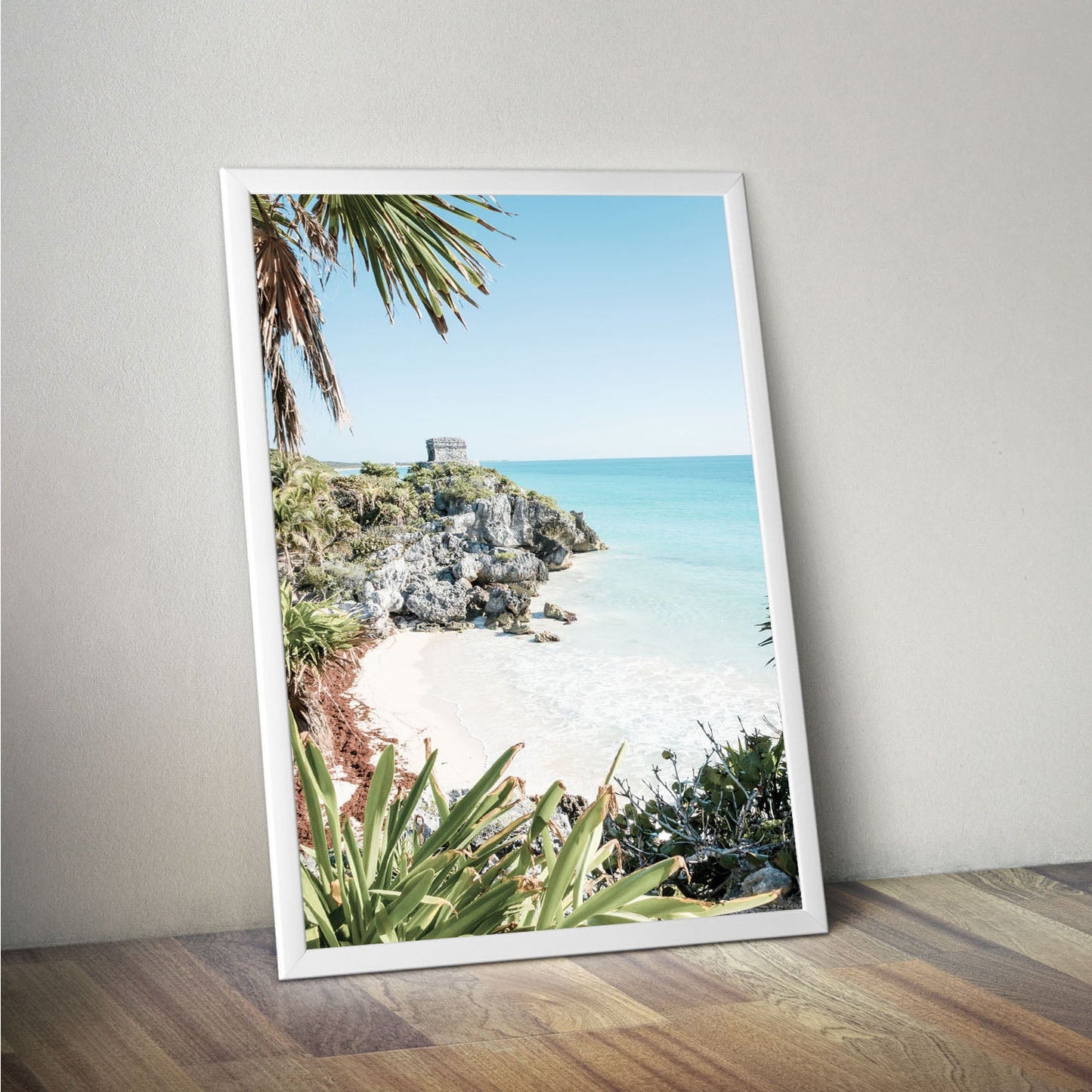 Wes Co Gallery Poster Secluded Coastal Ruins 11 x 17" Home Goods - Nature  Art Print